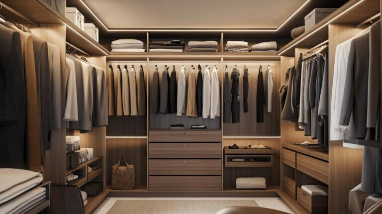 Optimisation de petits espaces : transformez votre coin rangement en Concept-Storage-dressing-XS